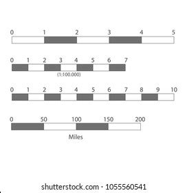 2.758 Map scale bar: grafica vettoriale stock, foto e grafica ...