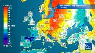 Europe weather: Latest five-day temperature forecast - Videos from The ...