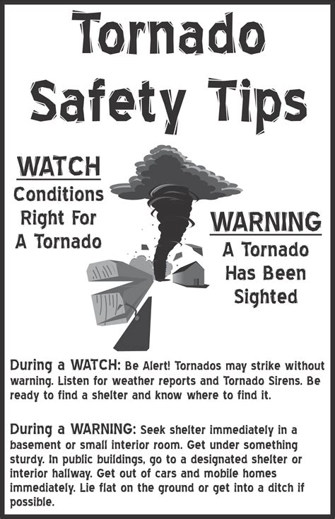 Pin by Lynda Thomas on Tips To Know | Tornado safety tips, Safety tips, Tornado preparedness