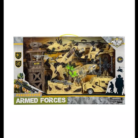 Army Toy Set | Soldier Force Toys Set - Helicopter & jeep