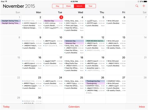 Apple and Google Calendars: A Design Comparison | Think Company