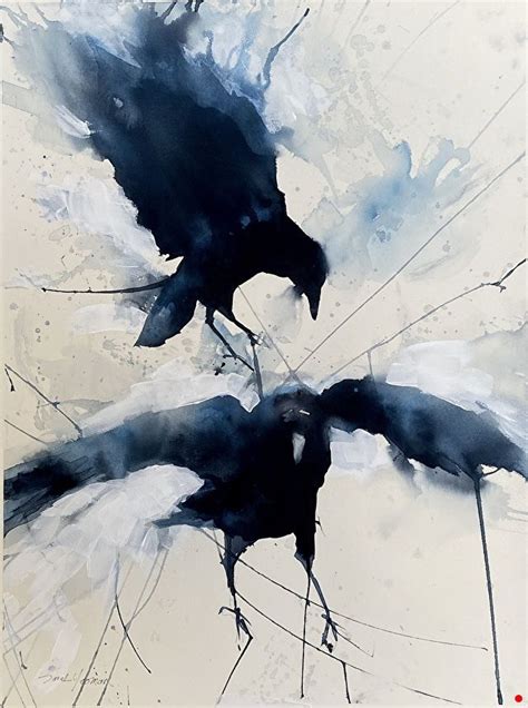 Portfolio of Works: Crows and Ravens-SOLD | Female artists, Artist, Crow painting