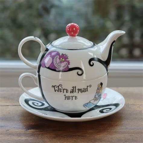 Alice in Wonderland Tea Set for One - Etsy | Tea pots, Tea set, Tea