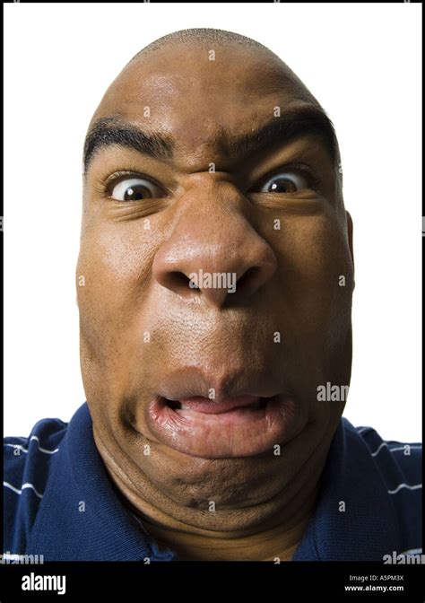 Man making a funny face Stock Photo - Alamy