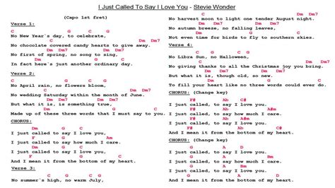 I just called to say i love you chords 316757-I just called to say i love you chords ukulele