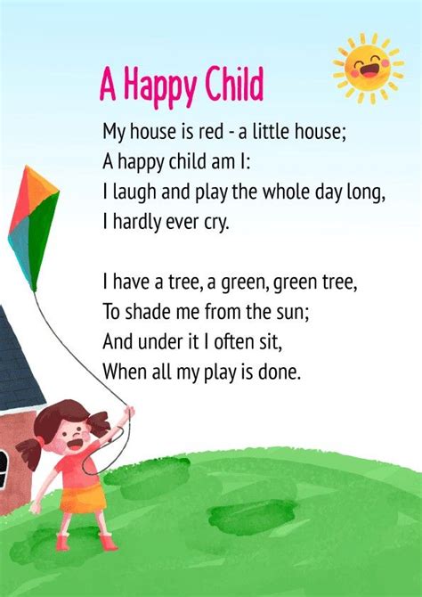 Pin by The Willow on English poems Lessons | Poem lesson, Happy kids, Teachers