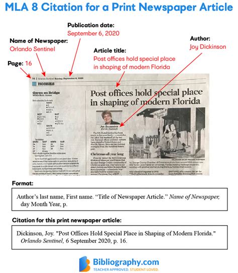 How to Cite a Newspaper Article in MLA With Examples | Bibliography.com