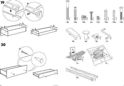 Ikea Ramberg Chest W 3 Drawers 36X31 Assembly Instruction