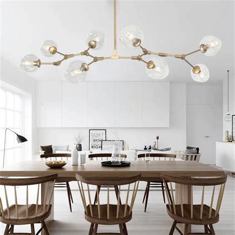 Aliexpress.com : Buy Modern Murano Glass Led Chandelier Lighting for Dining Room,Nordic Art ...