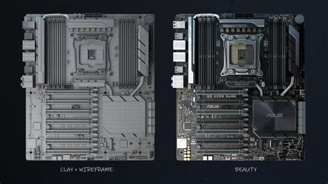 ArtStation - Motherboard - 3D Model (Maya + Redshift, FBX and OBJ ...