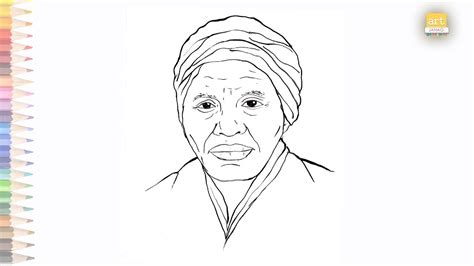 Harriet Tubman How To Draw