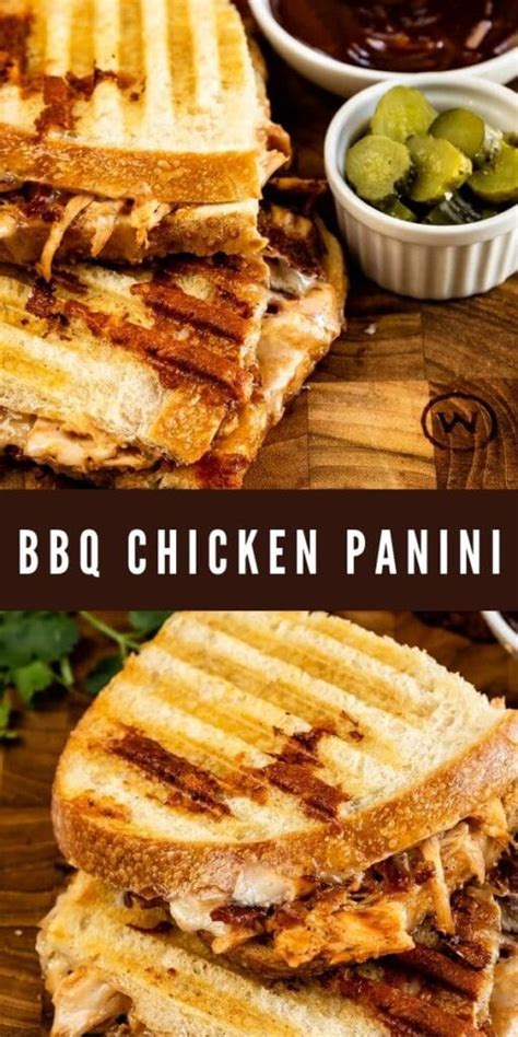 BBQ Chicken Panini Recipe - EASY GOOD IDEAS