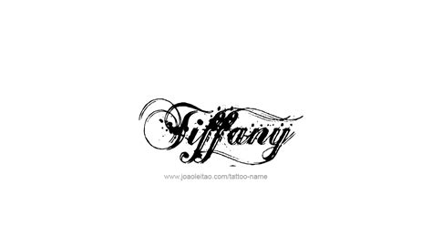 Tiffany Name Tattoo Designs | Name tattoo designs, Tiffany tattoo, Name tattoo