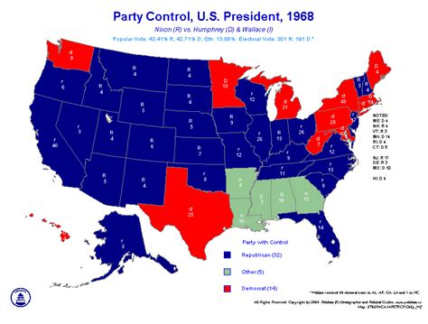 POLIDATA &REG ELECTION MAPS-PRESIDENT 1968