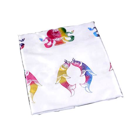 Tibet Hada Scarf Gilding Pattern Khata Buddhist Eight Auspicious Symbol- White | eBay