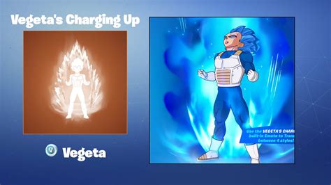 Vegeta's Charging Up | Fortnite Emote - YouTube