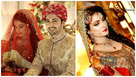 Ayeza Khan and Danish Taimoor Mehndi & Barat Functions Pictures ...