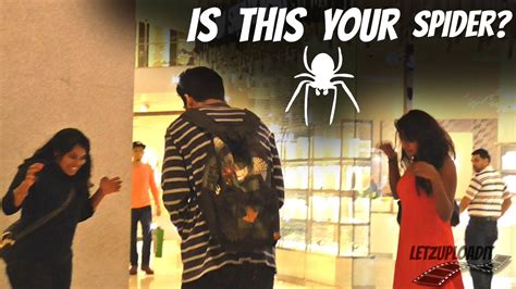 Is this your spider? - Spider scare prank - YouTube