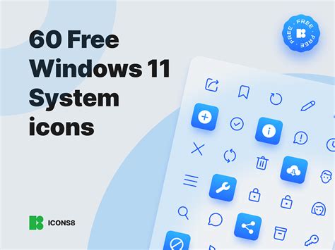 Windows 11 icons freebie by Icons8 on Dribbble