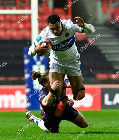 Max Ojomoh Bath Rugby Takes On Editorial Stock Photo - Stock Image ...