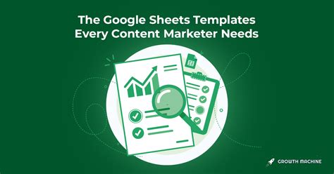 The Google Sheets Templates Every Content Marketer Needs