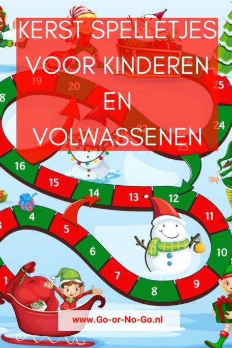 Kerst spelletjes voor kinderen en volwassenen - Go or No Go