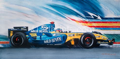 Formula 1 Paintings - F1 Art & Motorsport Art