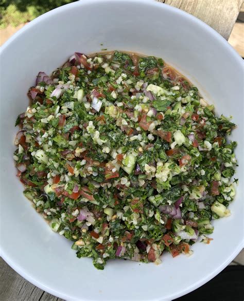 [Homemade] Lebanese Tabouleh. : r/food