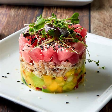 Crab and Ahi Tuna Tower | Casual Epicure