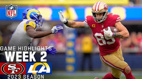 San Fransisco 49ers vs. Los Angeles Rams | 2023 Week 2 Game Highlights