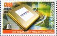 CUBA stamps - collecting postage stamps on computer science