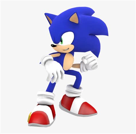 Sonic Fighting Pose - Sonic The Hedgehog Fighting - 489x732 PNG ...