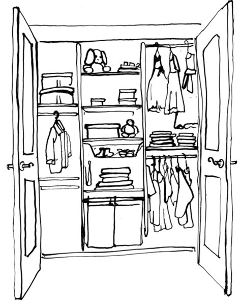 Closet Drawing at GetDrawings | Free download