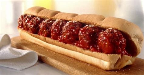 Le Sub meatball marinara de chez Subway - Produits du fast food