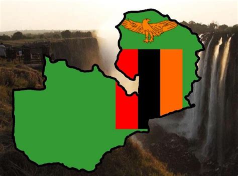 Zambia Map Flag! : r/mapping