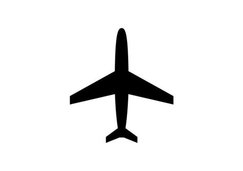 Airplane Vector Icon | Airplane vector, Airplane icon, Airplane drawing