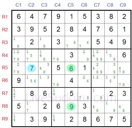 XY Wing aka Y Wing Sudoku Ultimate Technique