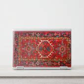 Antique Persian Turkish Carpet, Red HP Laptop Skin | Zazzle