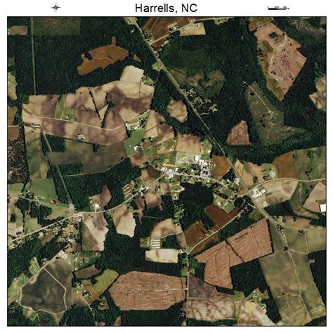 Aerial Photography Map of Harrells, NC North Carolina