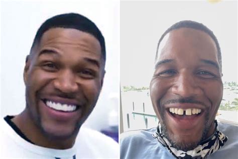 Michael Strahan still has his iconic tooth gap in April Fools' joke and ...