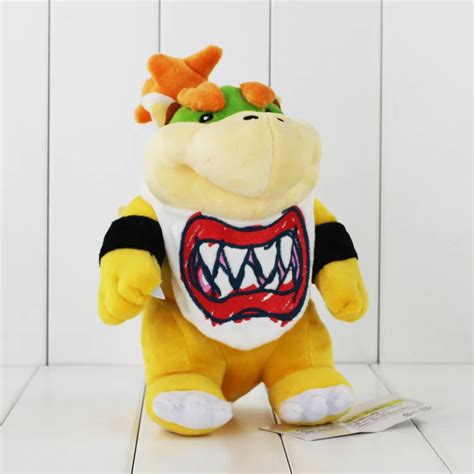 8" 21cm Super Mario Koopa Bowser Dragon Plush Doll Brothers Bowser JR ...