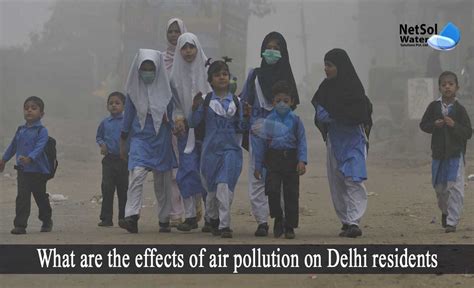 What are the effects of air pollution on Delhi residents? Top 4