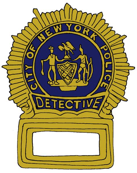 NYPD Badge 1 Detective by historymaker1986 on DeviantArt