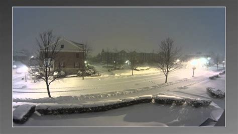 2016 Blizzard Time Lapse - Clarksburg MD - YouTube