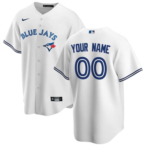 Men's Toronto Blue Jays Nike White Home - Custom Replica Jersey