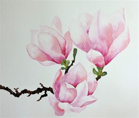 Magnolia Flower Magnolia Print Garden Wall Art Painting - Etsy