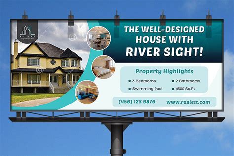 Real Estate Business Billboard | Real estate banner, Real estates design, Billboard design