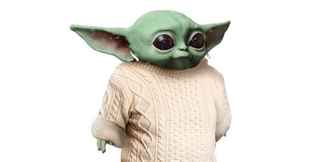 Baby Yoda Dons Chris Evans’ Knives Out Sweater In Adorable Meme