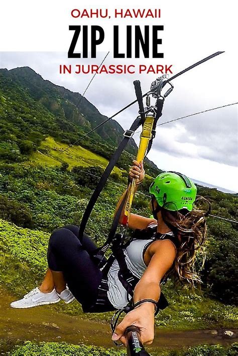 Kualoa Ranch Zipline On Oahu, Hawaii: Jurassic Park | Hawaii travel ...