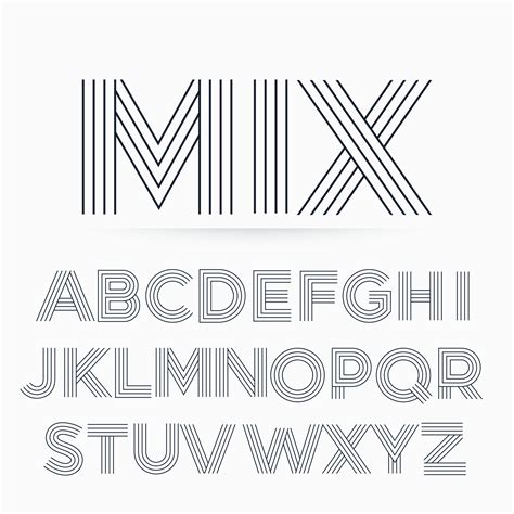 Text Fonts Alphabet Letters